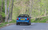 23 Mini Convertible 2021 RT on road rear
