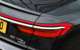 Audi A8 60 TFSIe 2020 road test review - rear lights