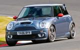mini cooper jcw front three quarter