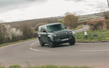 Land Rover Defender 130 cornering 2
