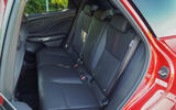 Lexus LBX rear seats