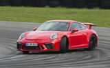 Porsche 911 GT3 hard cornering