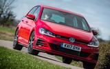 Volkswagen Golf GTI cornering