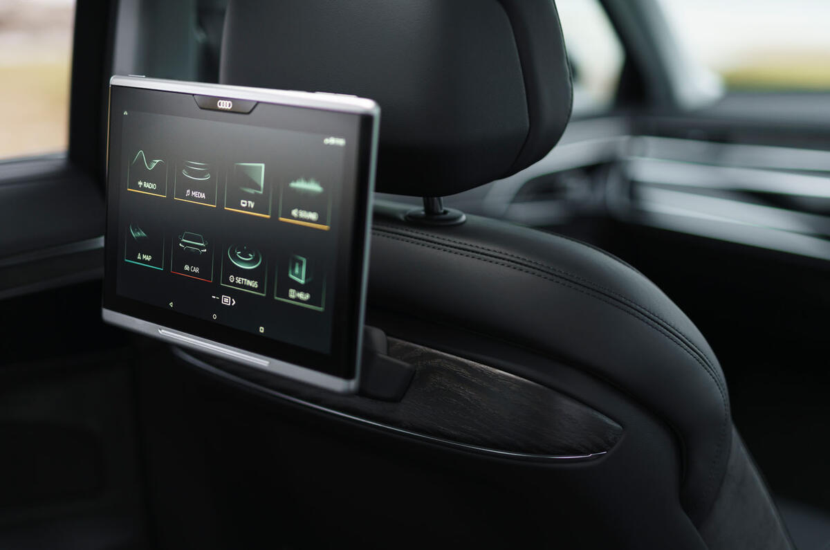 Audi A8 60 TFSIe 2020 road test review - infotainment