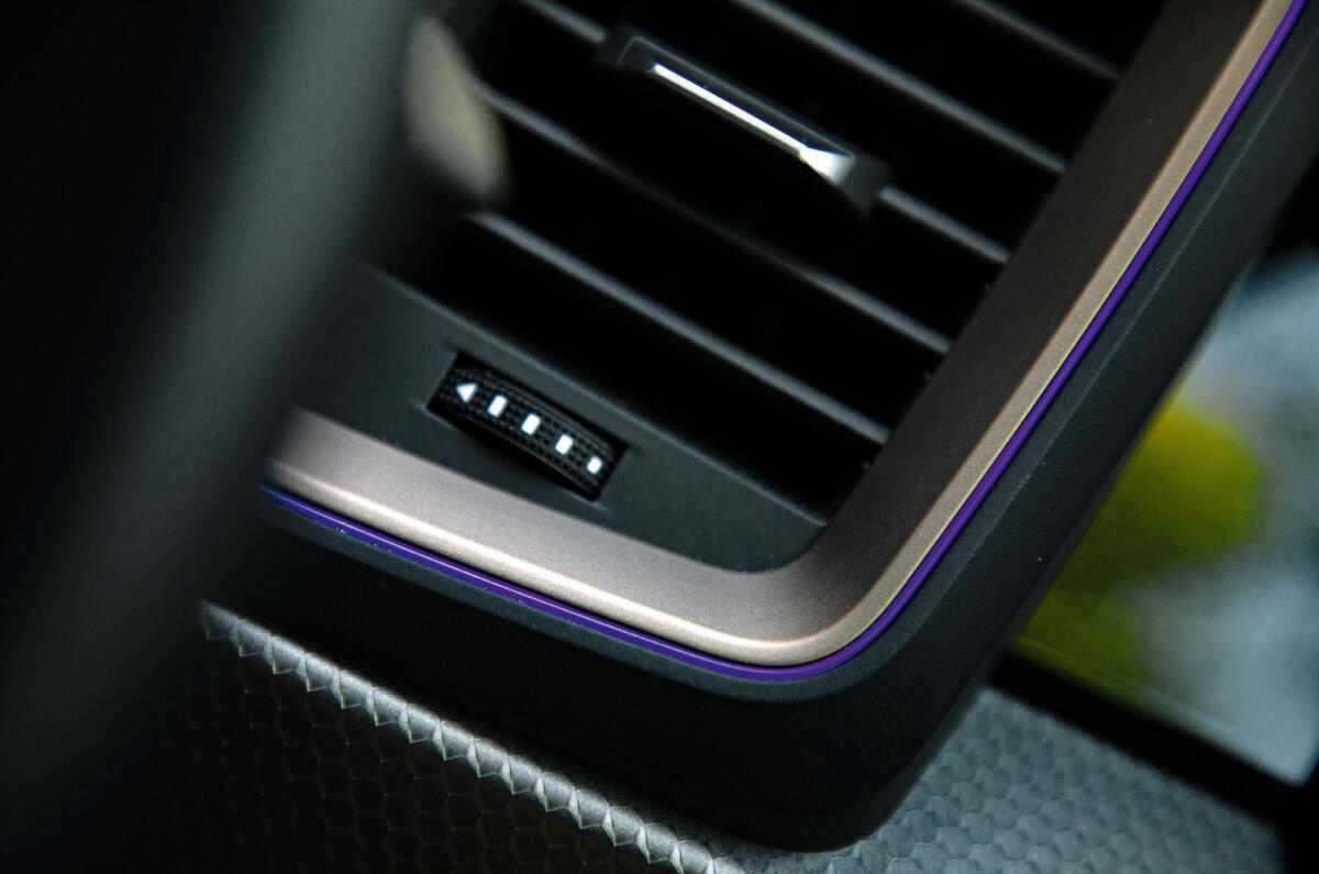 Audi A1 S Line 2019 road test review - ambient lights