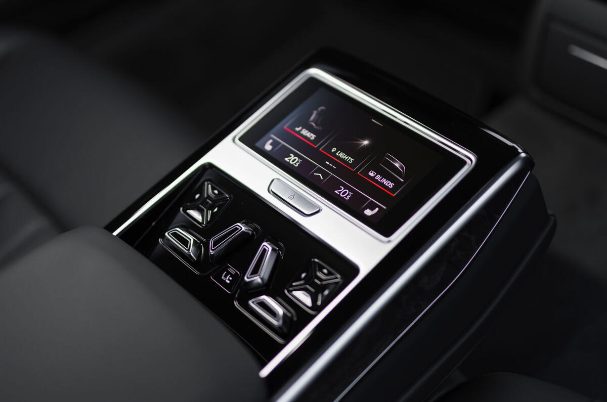 Audi A8 60 TFSIe 2020 road test review - climate controls
