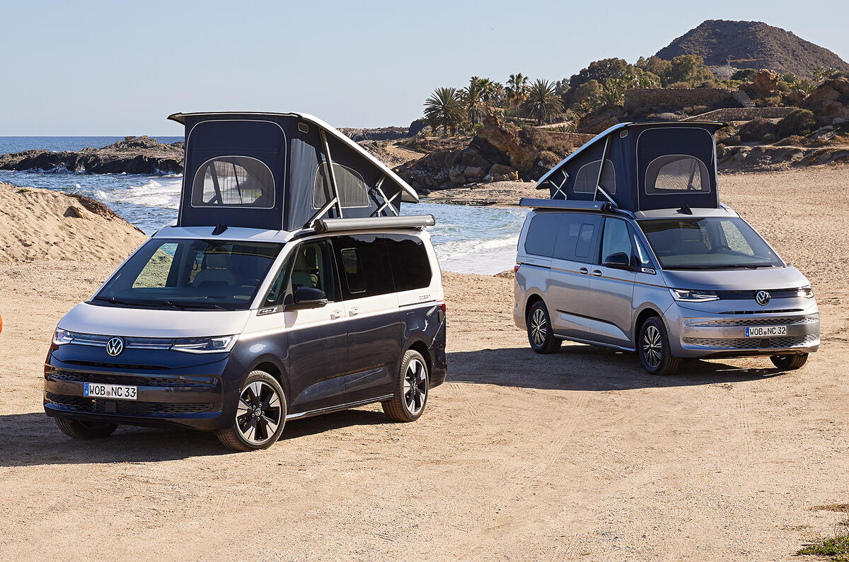 2024 VW California Ocean with roof up