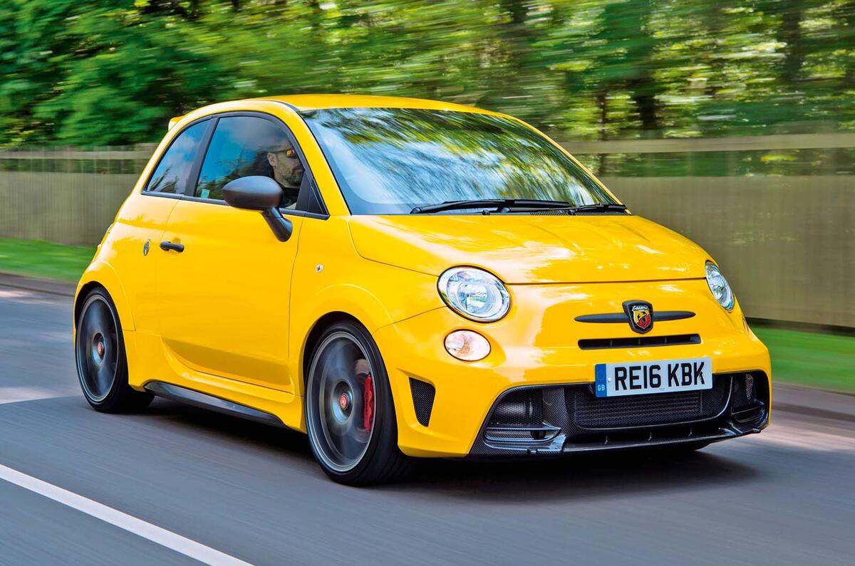 Abarth 595 front three quarter