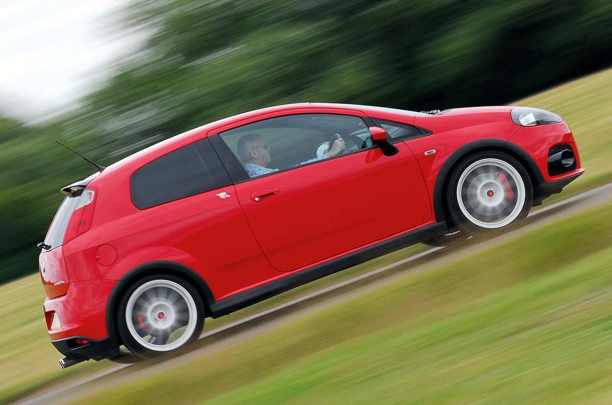 abarth grande punto side
