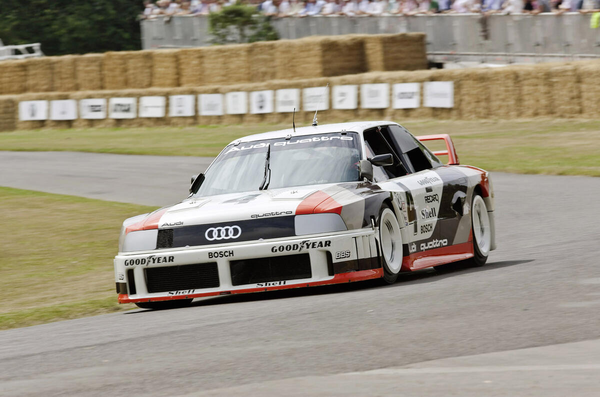 The wide track and extended arches of Audi Sport race cars soon bled into road-going Audi RS models