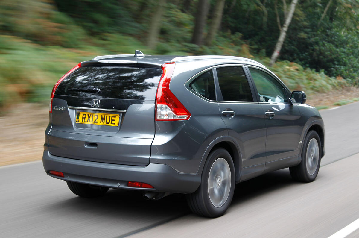 Mazda CR V Mk4 rear quarter driving