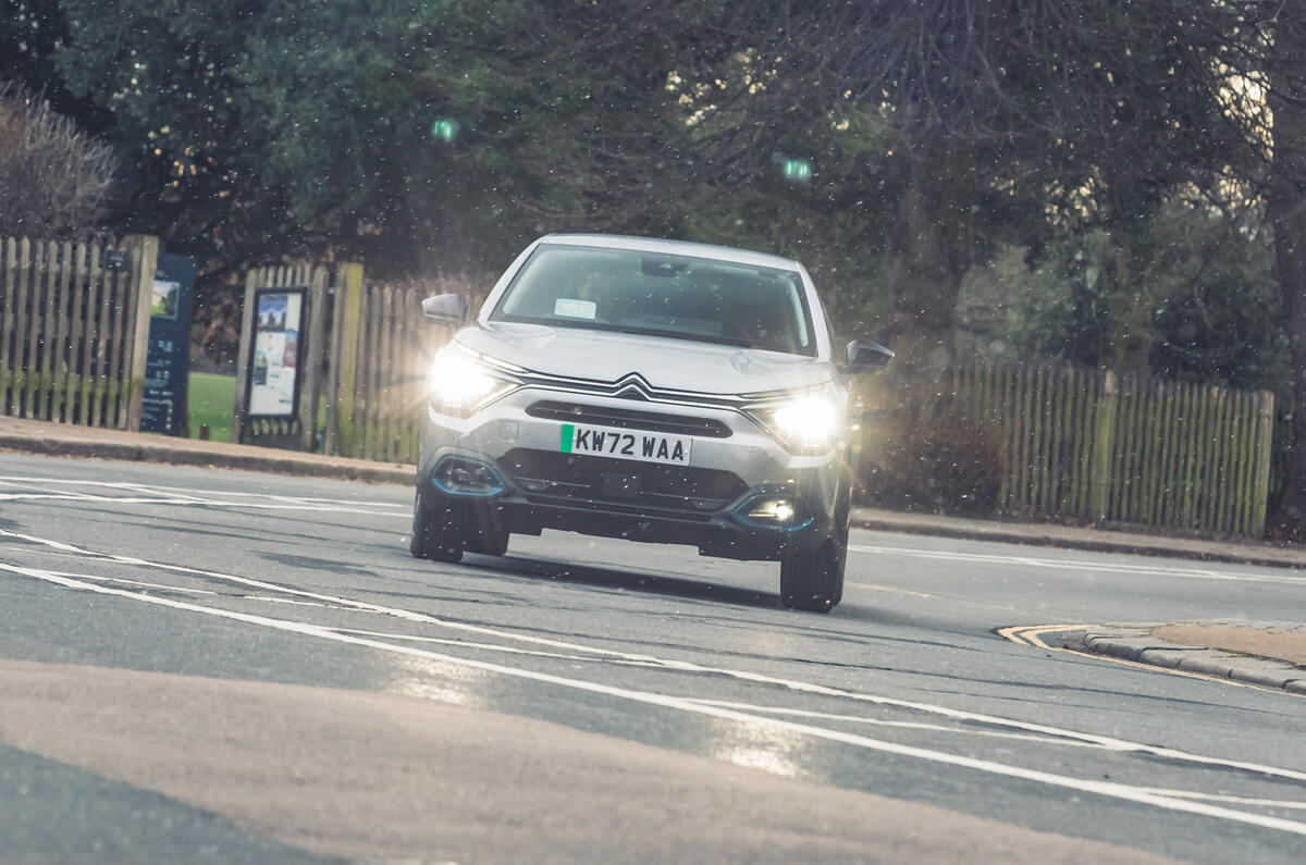 Citroen eC4X front lights