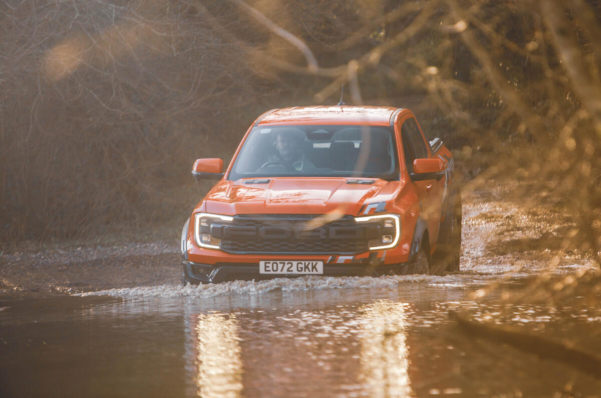 Ford Ranger Raptor wading
