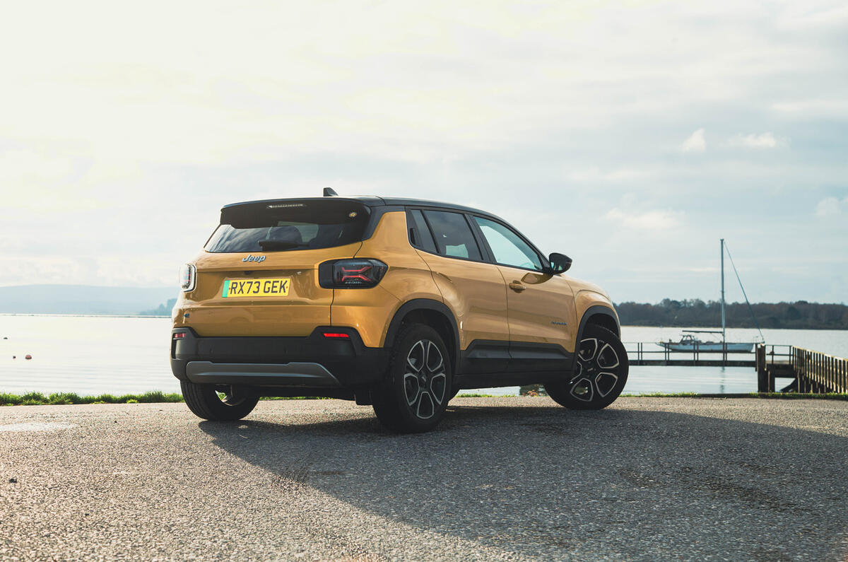 Jeep Avenger rear static