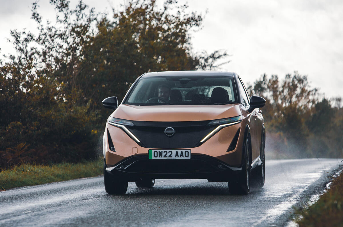 Nissan Ariya front end