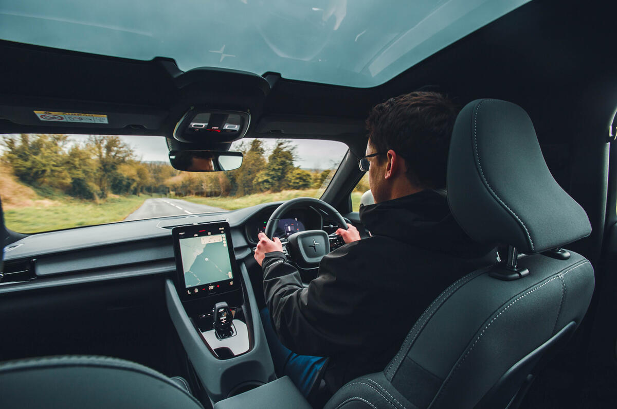 Polestar 2 driving shot