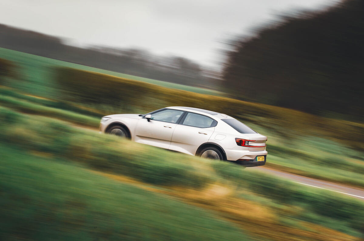 Polestar 2 side rear