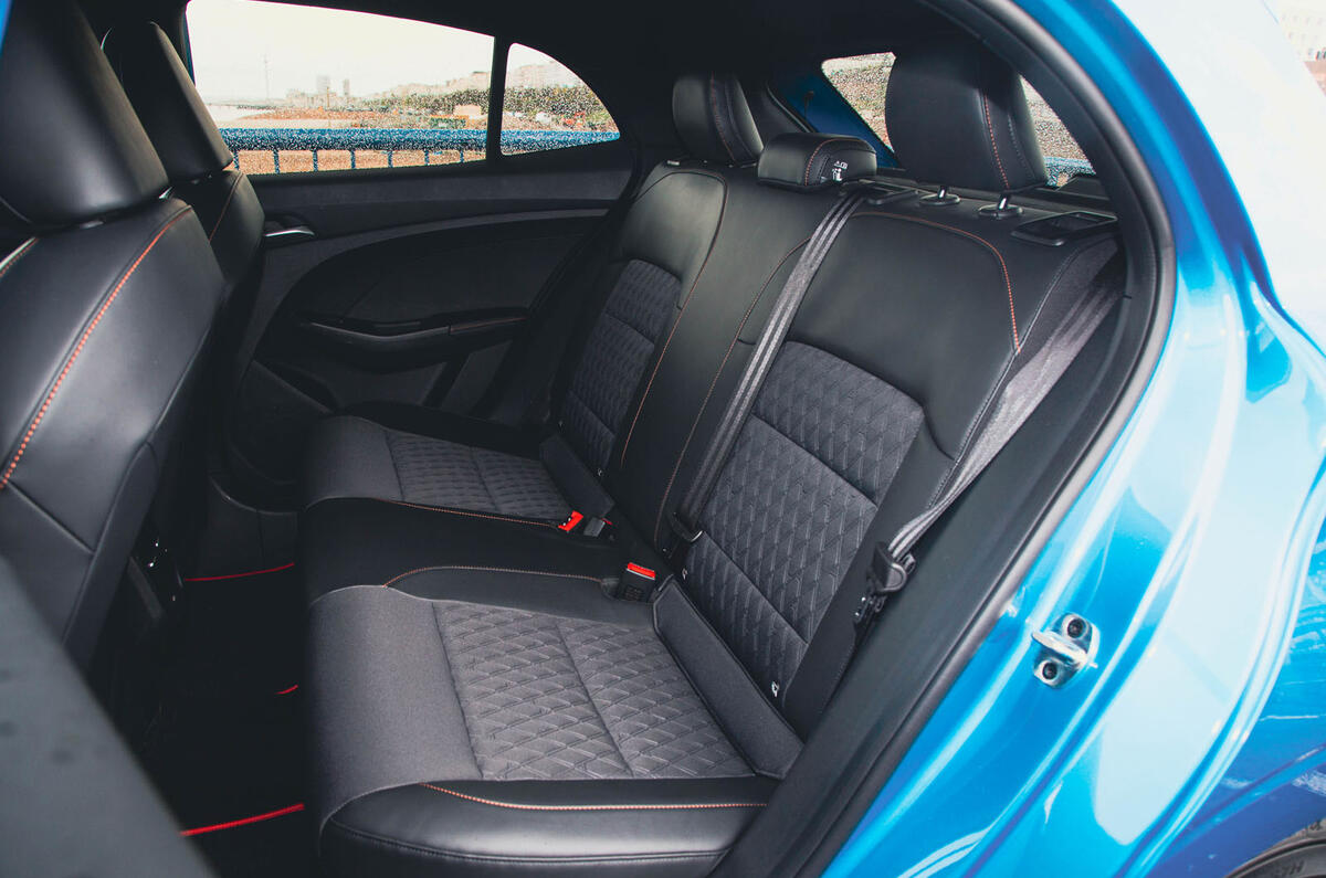 mg3 review 2024 23 back seats