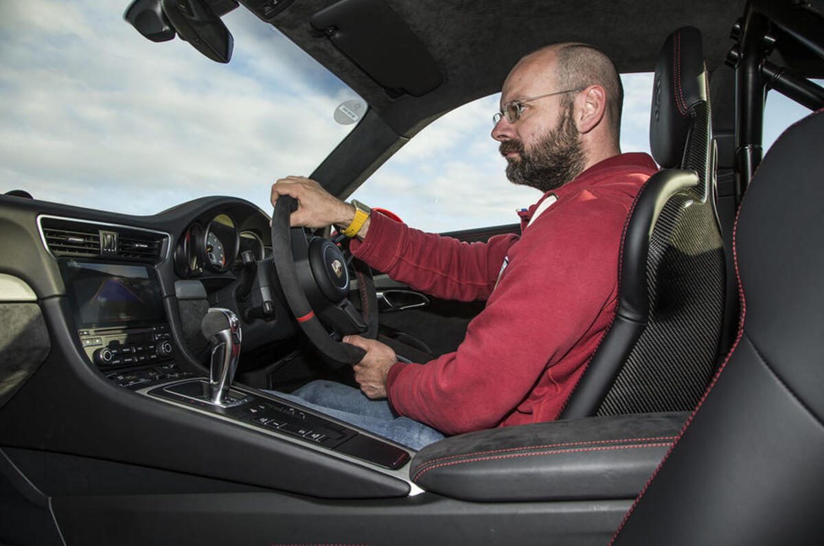 Driving the Porsche 911 GT3 