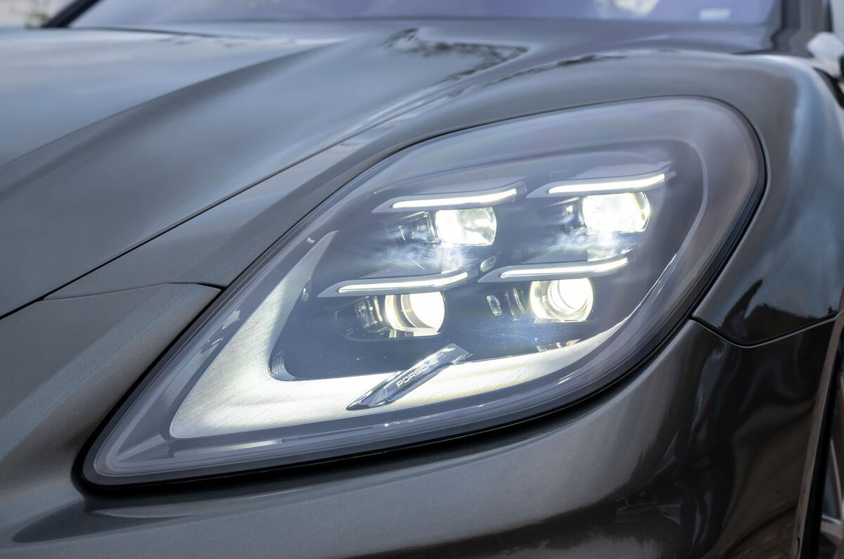 porsche Panamera 4 E Hybrid review 2025 006 headlights