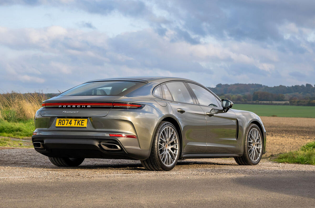 porsche Panamera 4 E Hybrid review 2025 020 rear static