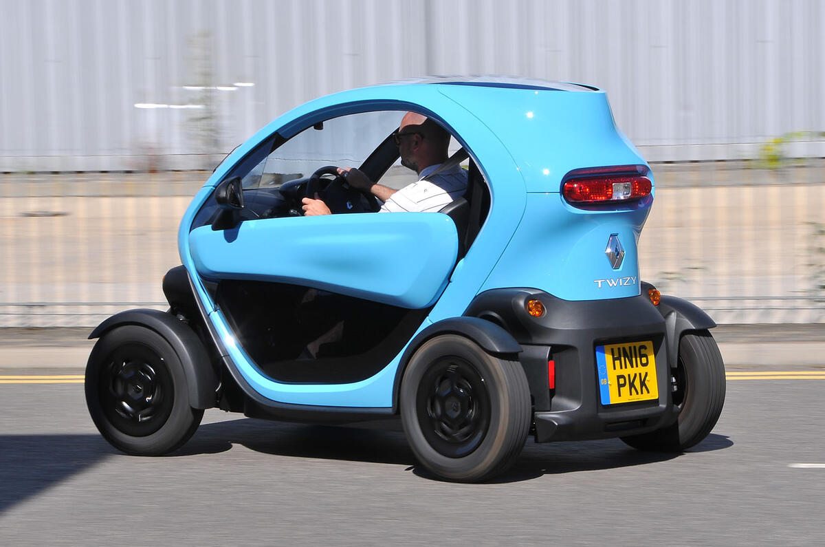 Renault Twizy rear left quarter