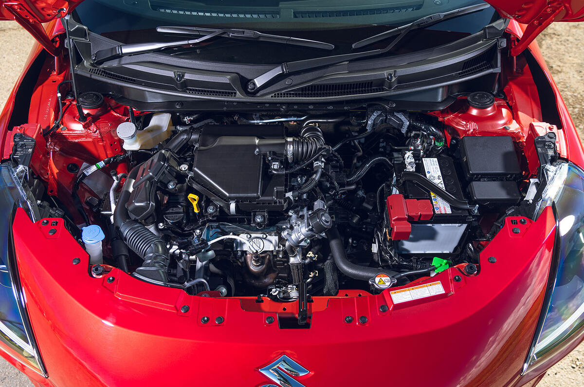 Suzuki Swift engine bay