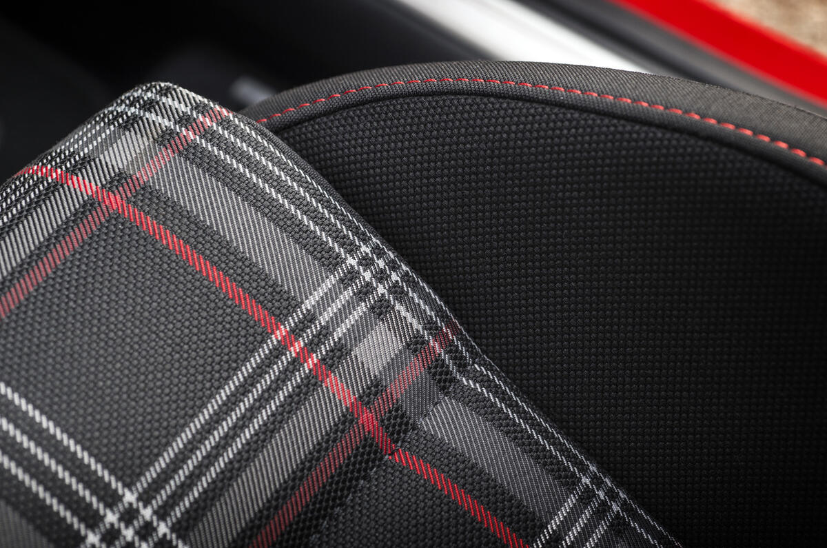 Volkswagen Golf GTI tartan seat trim
