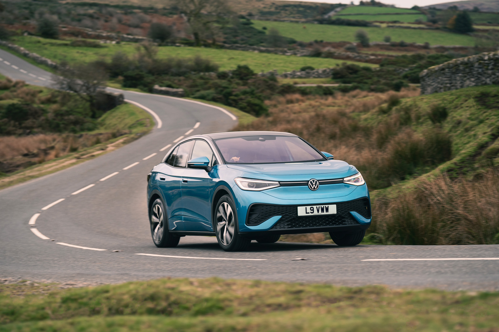 Volkswagen ID 5 front cornering